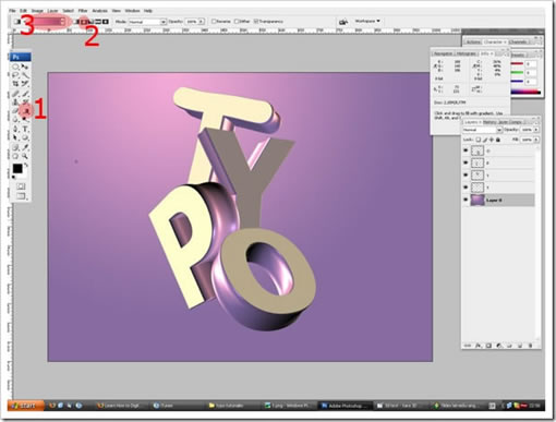 Photoshop+Xara3D3DЧ