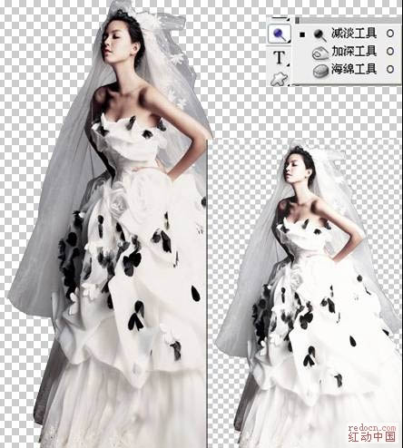 PS婚纱照处理：Photoshop打造梦幻天使婚片