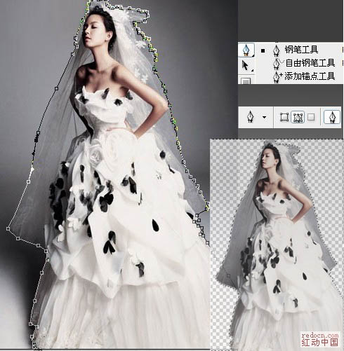 PS婚纱照处理：Photoshop打造梦幻天使婚片